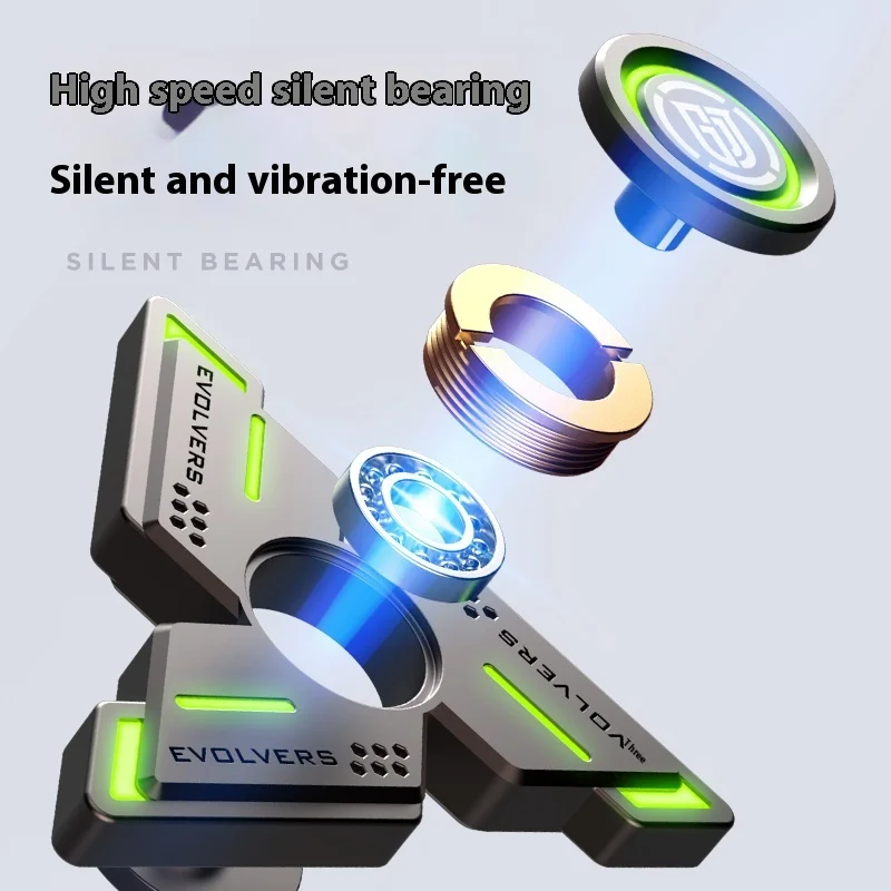 Golden Blade Finger Top Black Tech Limited Edition Cool Finger  Star Stress Relief Toy For Students Fidget Spinner