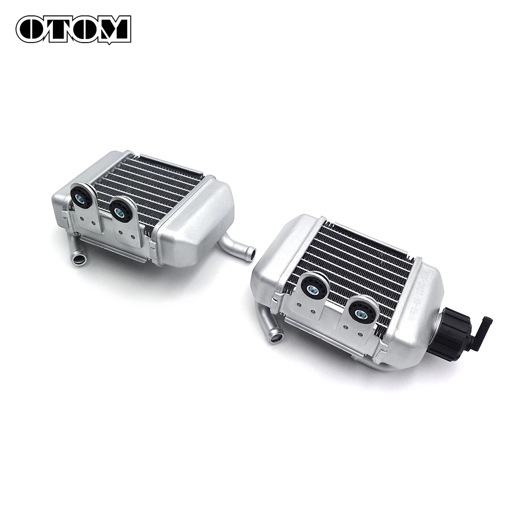 OTOM SX50 Motorcycle Cooling Radiator Left Right Water Tank Cooler For KTM 50cc 2002-2008 2 Stroke Accessories Pit Dirt Bikes