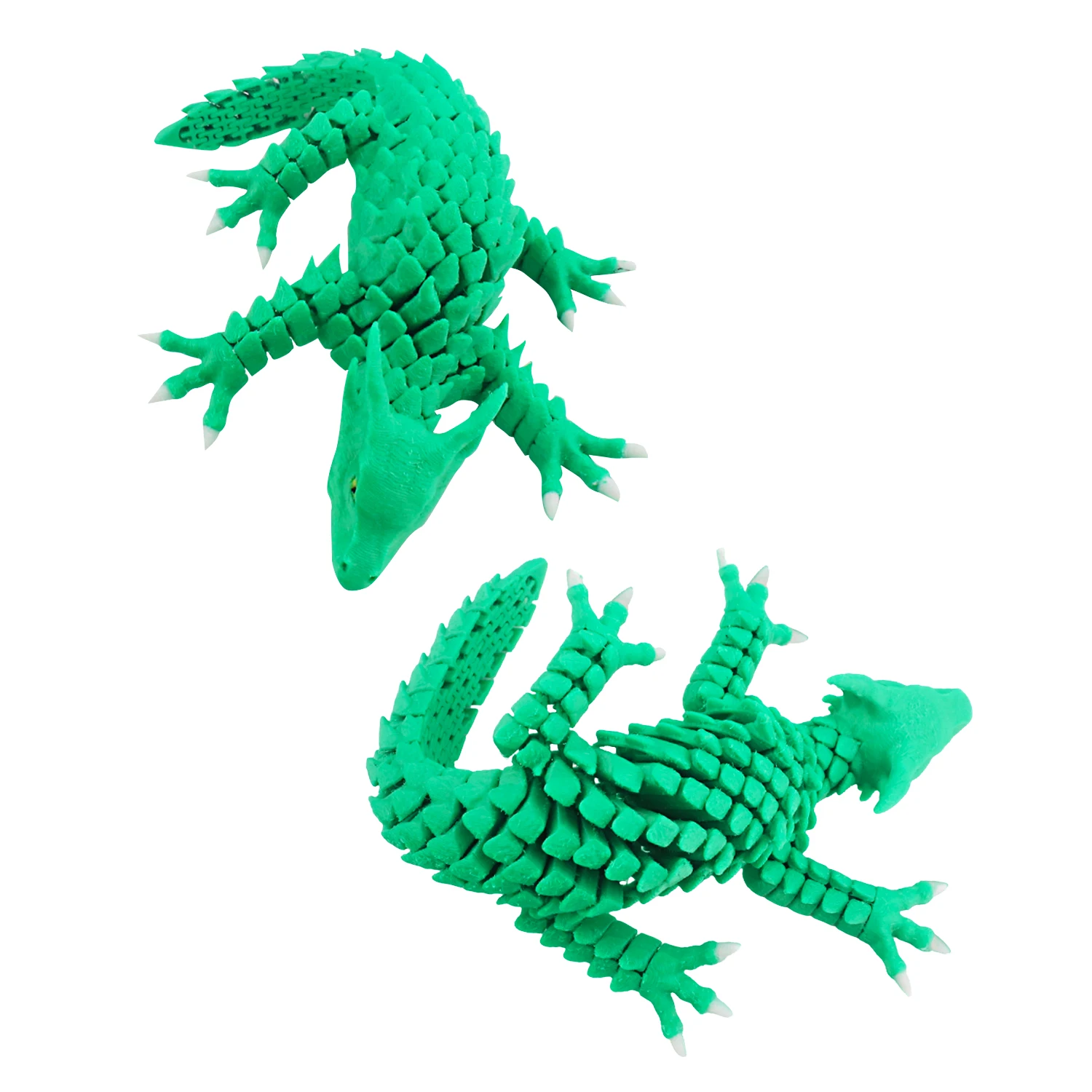 

3D-печатный нож для резки крокодила, новая модель динозавра, суставы могут свободно качаться, украшение для дома, разноцветные коллекционные предметы