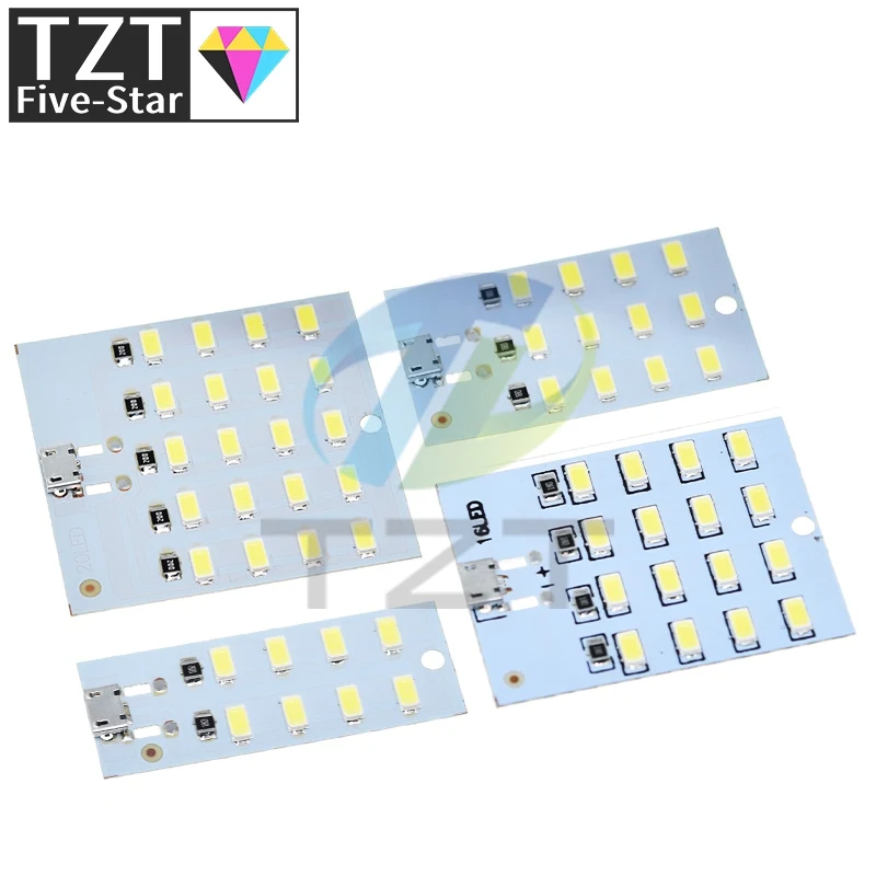 1 Stück hochwertiges 5730 SMD 5V 430mA~470mA weißes Micro-USB 5730 LED-Beleuchtungspanel USB-Mobillicht Notlicht Nachtlicht – Detail 8