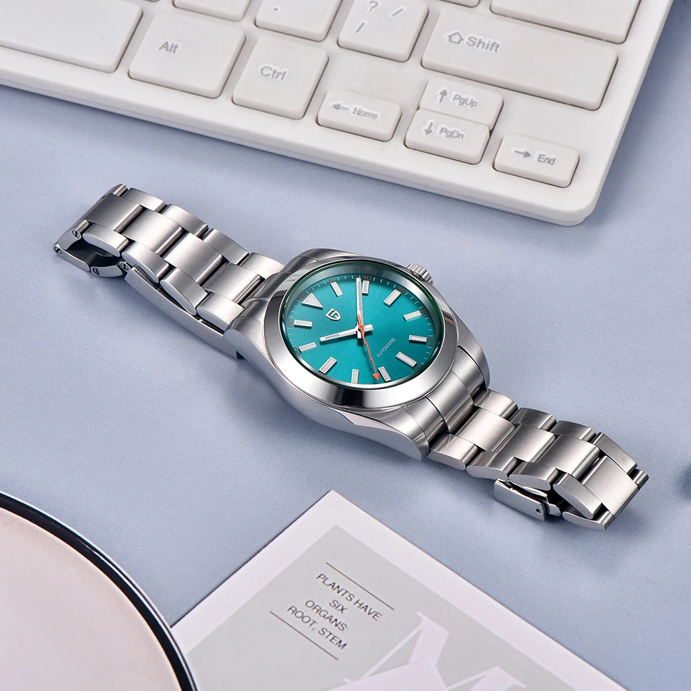 PAGANI DESIGN ساعة رجالي 2025 ساعات أوتوماتيكية ميكانيكية فاخرة جديدة للرجل علوي الياقوت مرآة ساعات المعصم الفولاذ المقاوم للصدأ