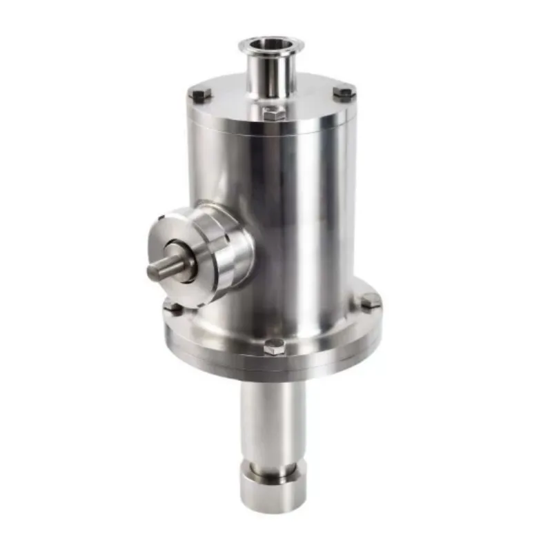 304 Stainless Steel Rotary Discharge Valve DN38 DN51 Tri Clamp Outlet Valve for Chinese Medic-ine Extraction Tank