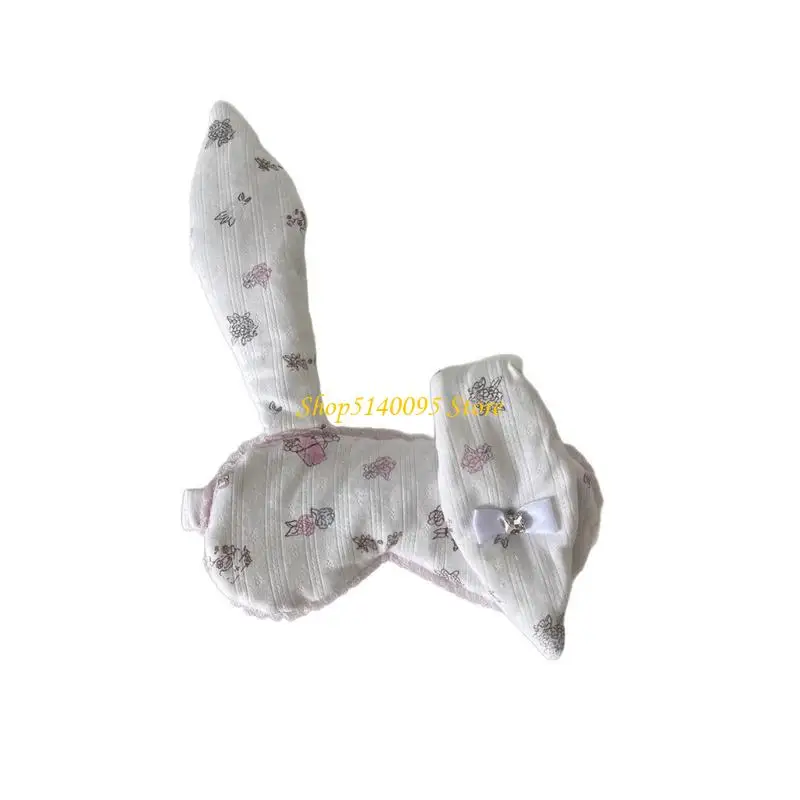 

DXAE Plush Rabbits Ear Sleeping Cover Breathable Eye Shade For Office Rest Home Use