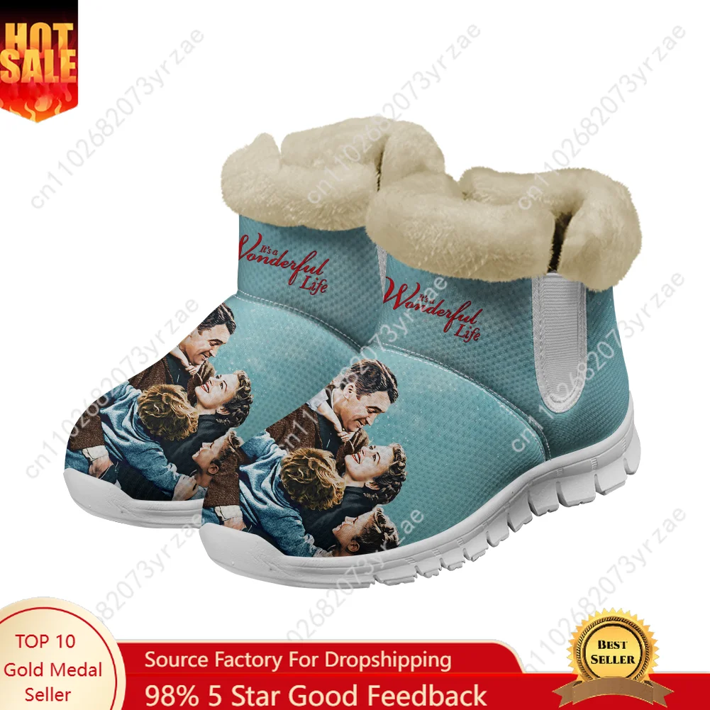 

It's a Wonderful Life Warm Boot Mens Womens Teentager Shoe Outdoor High Quality Personalized Lightweight Sneaker Custom Shoes