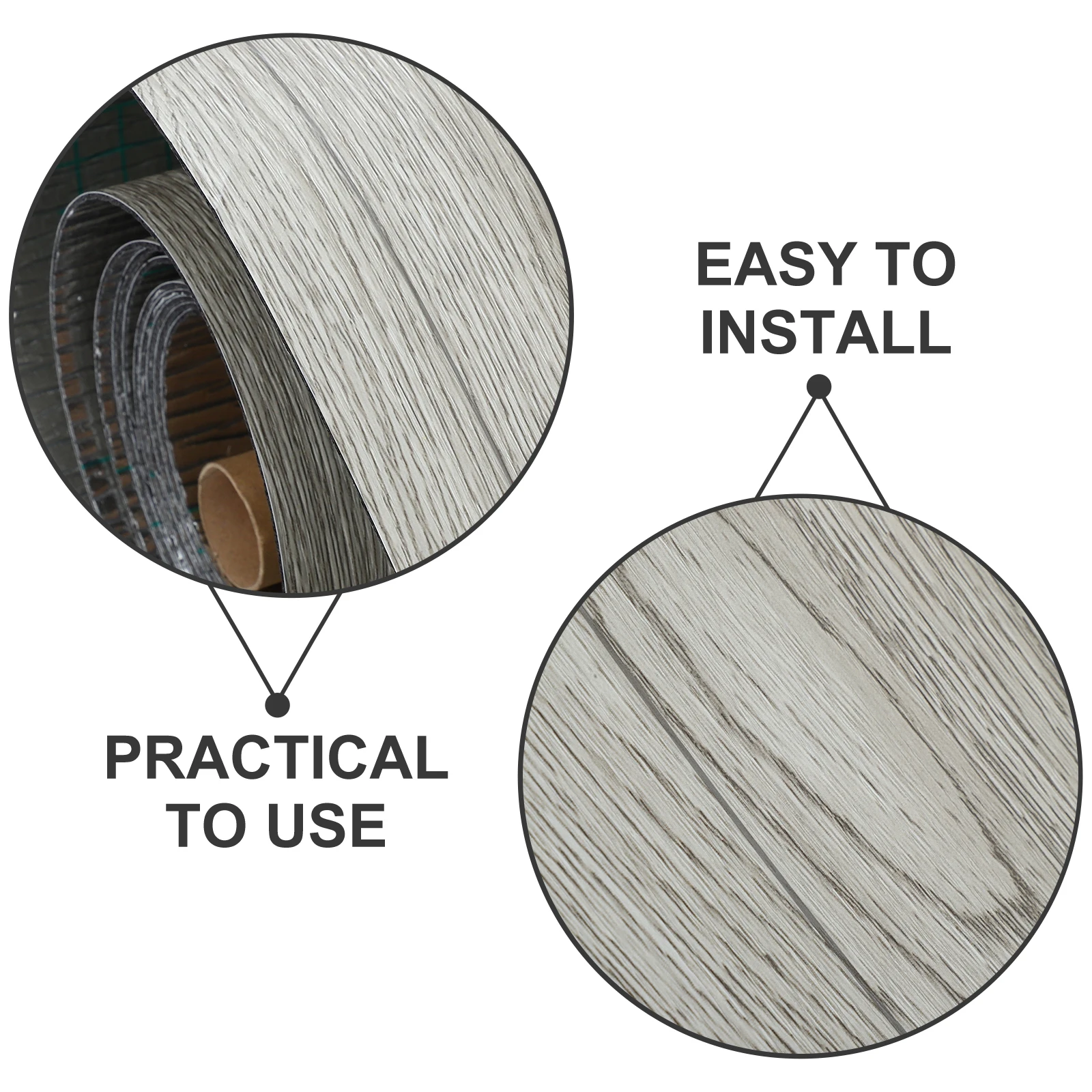 Rolka samoprzylepnej podłogi PCV, odporna na ścieranie, naklejki podłogowe do samodzielnego montażu, do domów, supermarketów, biur, bezpieczna podłoga.