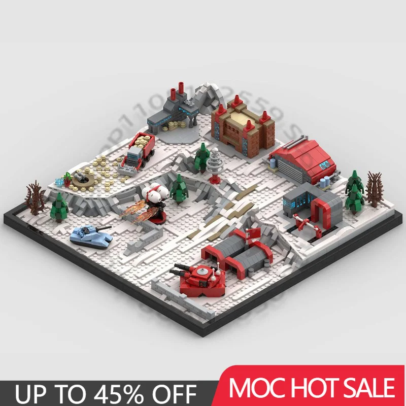 

Classic Game Series Building Block 1646 Pcs Famous Scene Soviet Base Model DIY Assembly Display Toy Exquisite Boy Christmas Gift