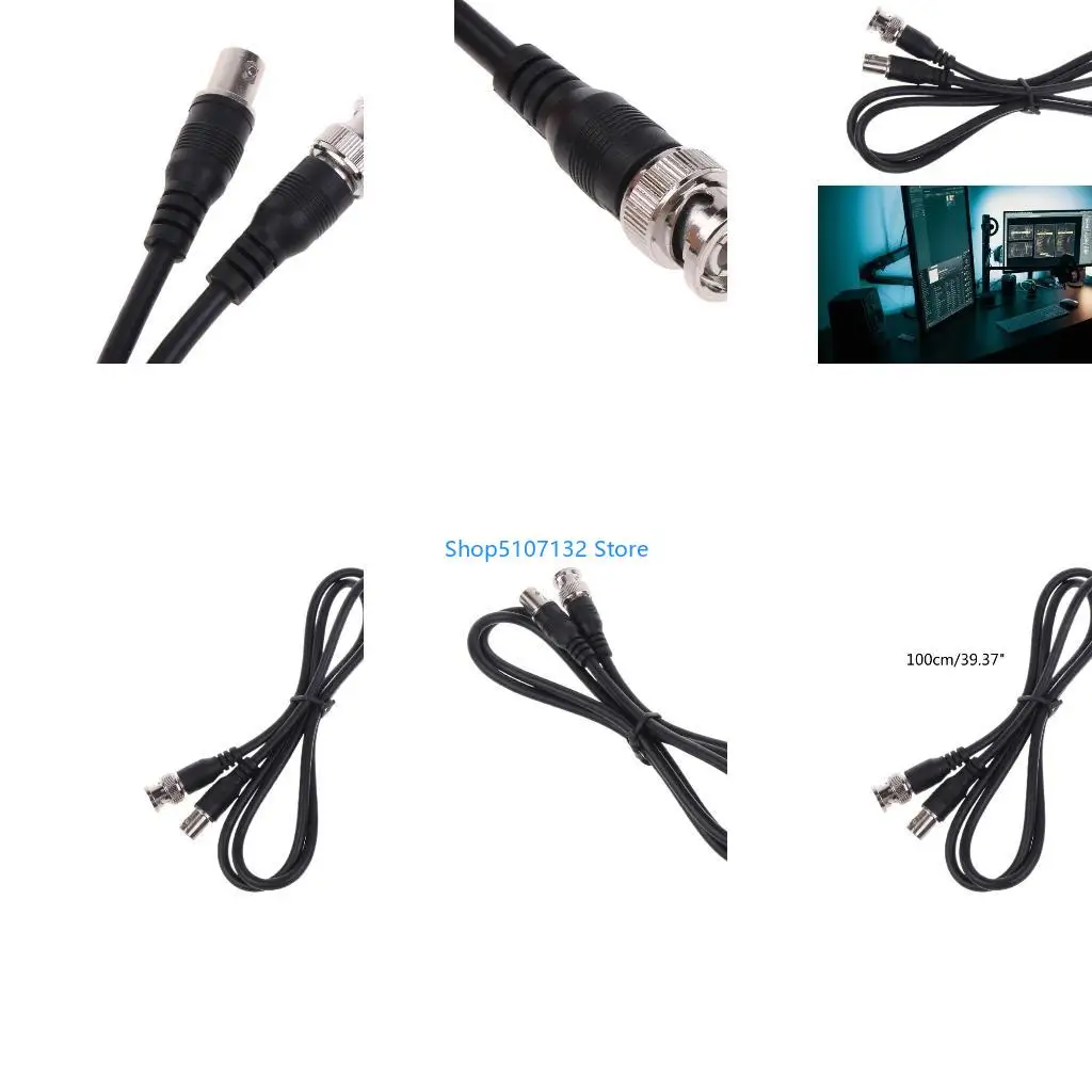 87HD BNC Male to Female Connector for CCTV Broadcast Video Security Camera Accessory
