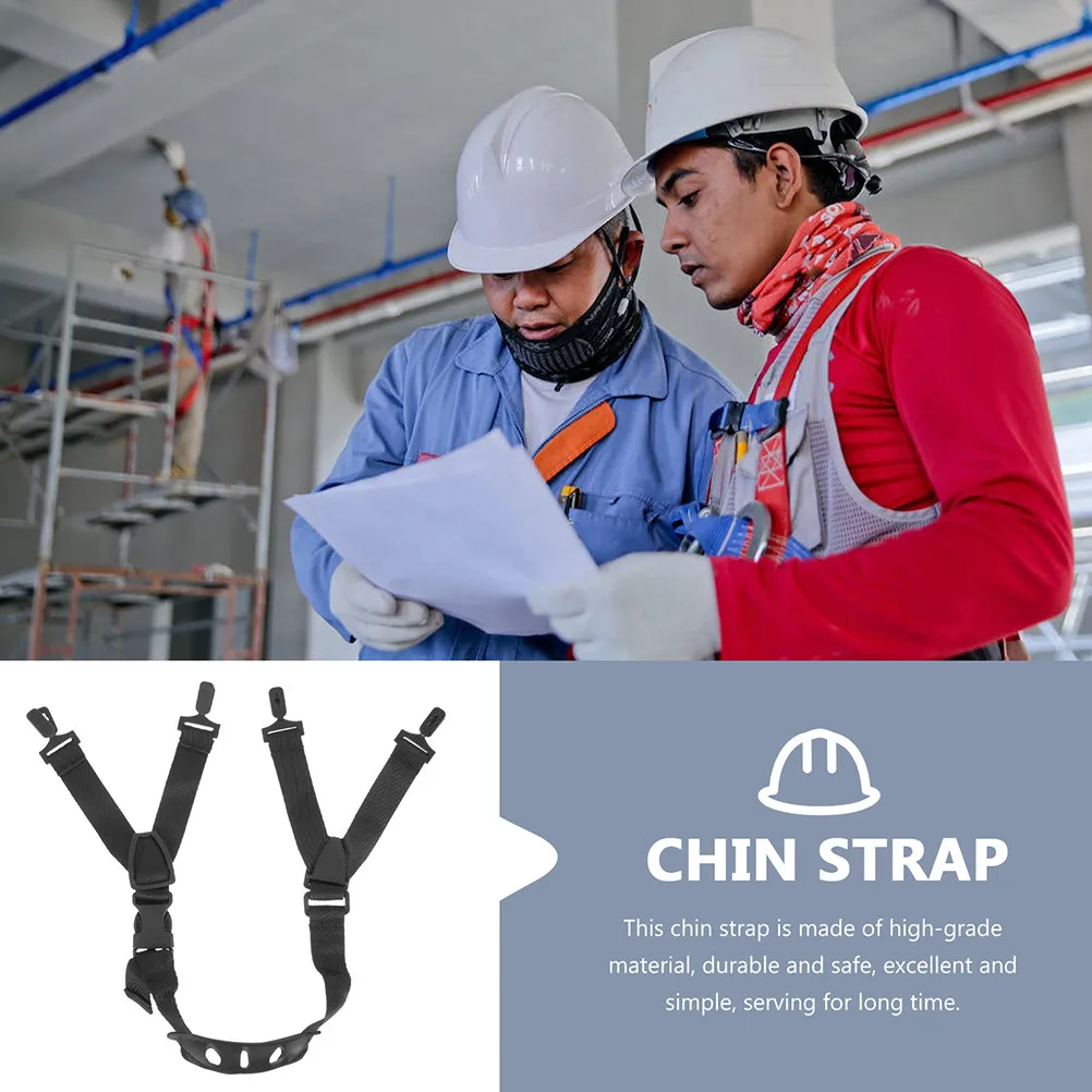 3 Pcs Hard Hat Harness Headwear Attachment Hats for Universal Chin Straps Hard-hat Safety