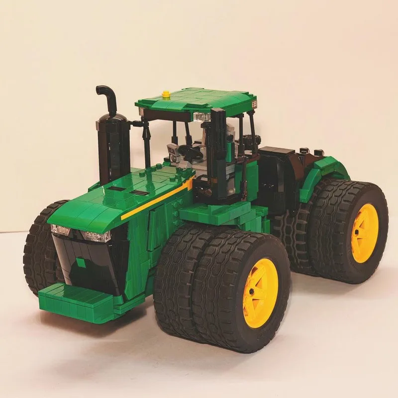 MOC-205720 New Farm Cargo Tractor Building Blocks Model 1359 PartsMOC Creative Boys Kids Birthday Building Blocks Toy Gifts