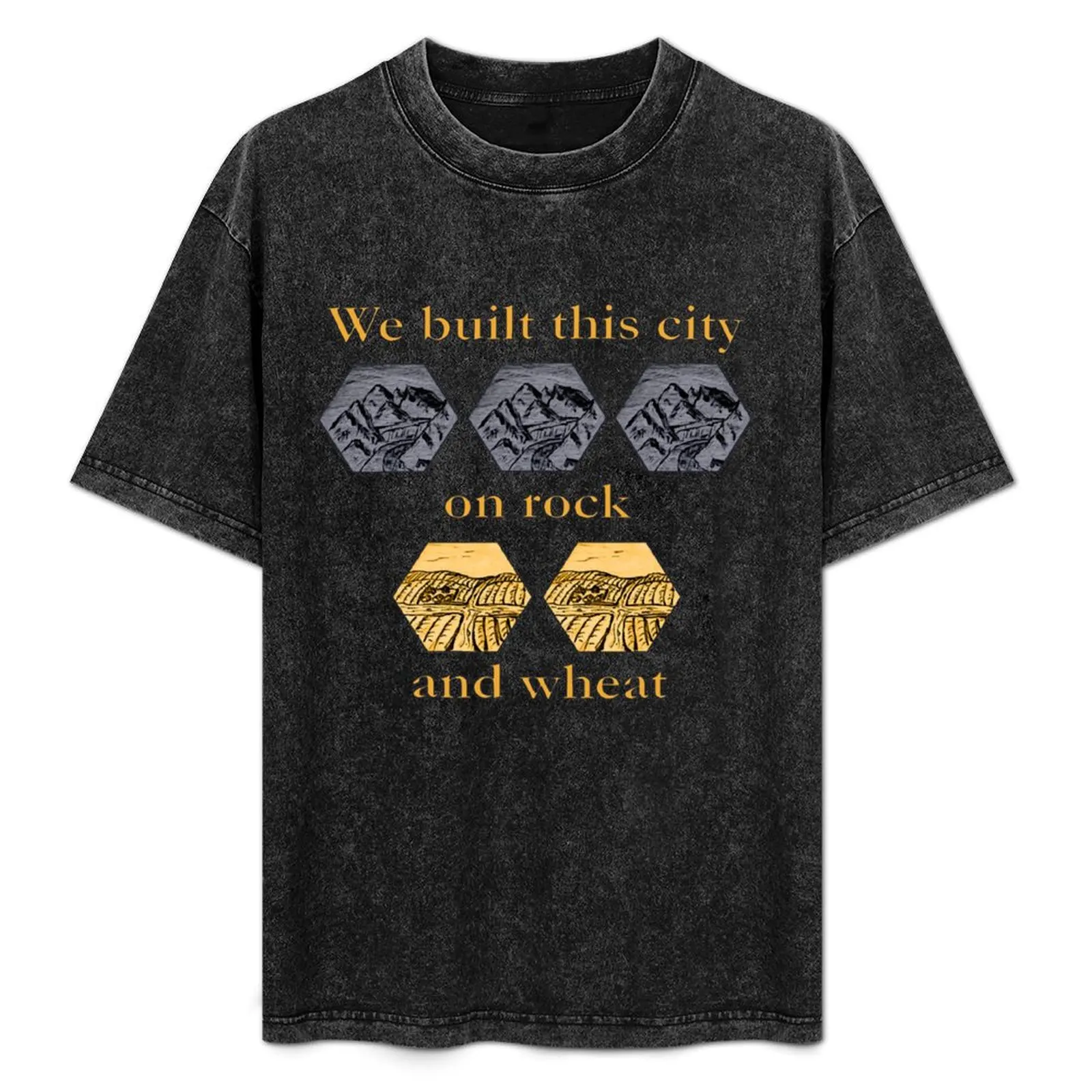 

Catans We built this city T-Shirt Plus Size Quick Dry Sports Tee
