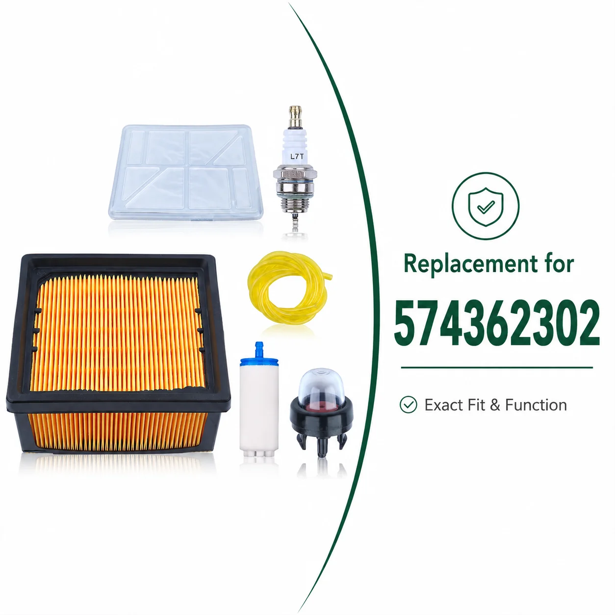 Complete Tune Up Kit For Husqvarna K760 K770 Air Filter Replacement Includes Fuel Filter Primer Bulb Hose Spark Plug Saw Parts
