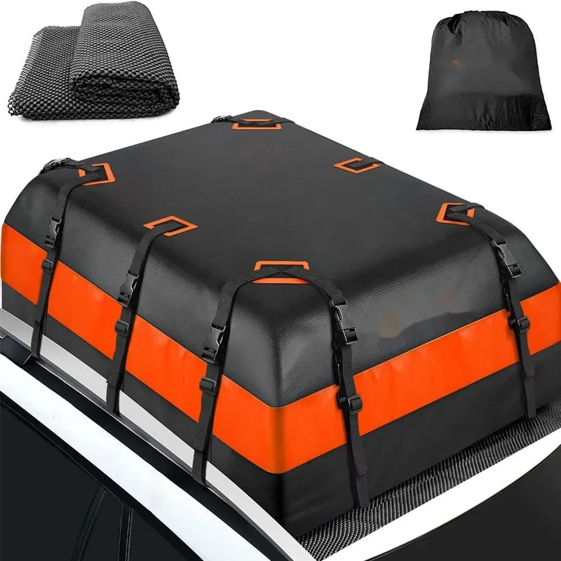 Roof waterproof luggage bag, self-driving car luggage rack, rainstorm-proof roof bag