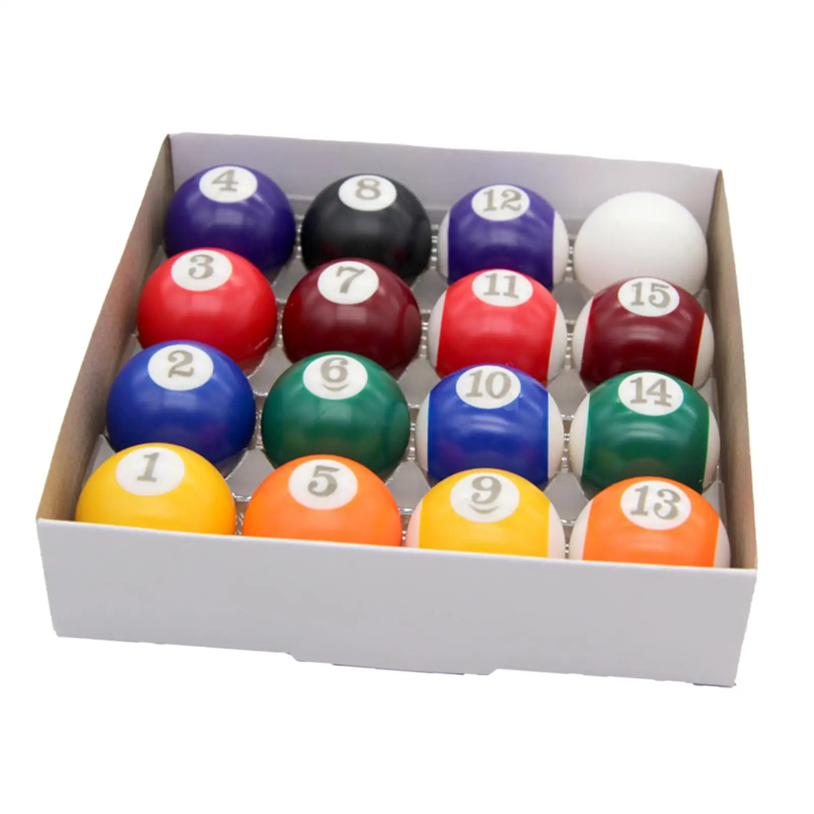 Mini Pool Ball Set Resin Material Billiards Accessory for Kids Leisure Games Training and Home Sport
