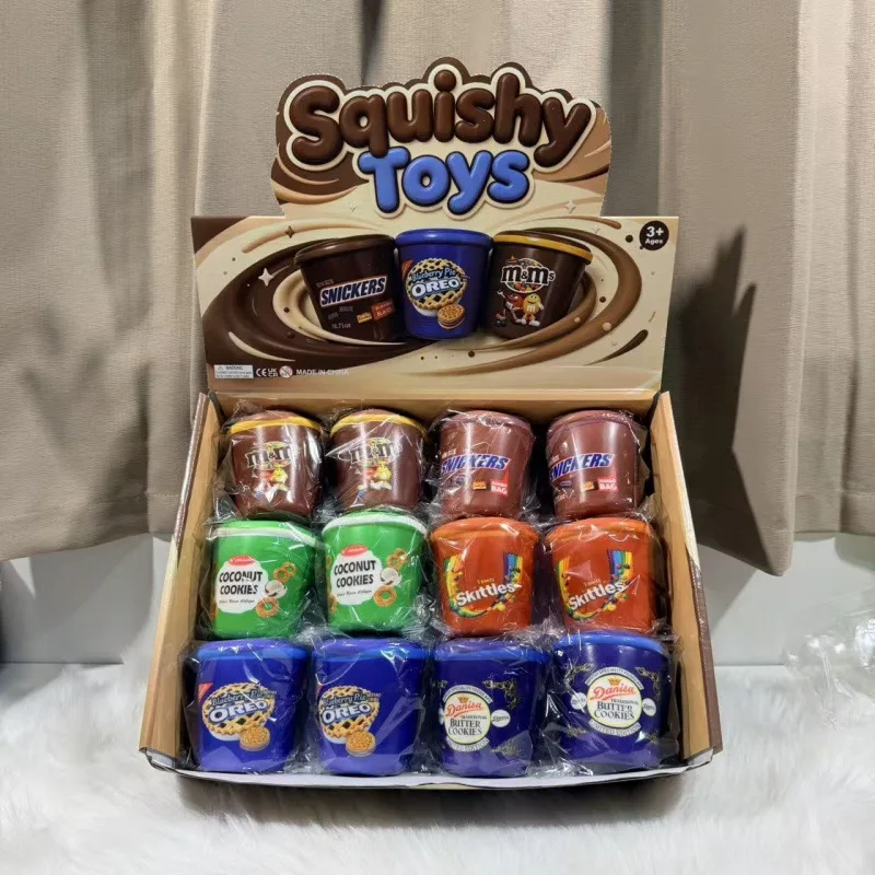 Creative Squeezable Beverage Bottle Toy Realistic Simulated Juice Can Slow Rebound Stress Relief Toy Exquisite Prank Device