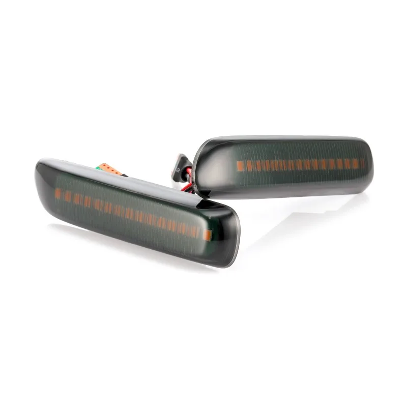 Amber Dynamic LED Side Marker Lamp Turn Signal Light Blinker For BMW E46 3 Series Coupe Compact Cabriolet Touring Car Styling