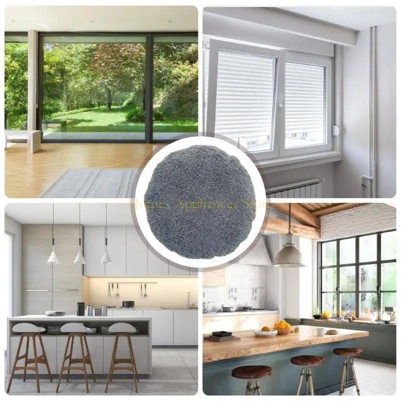 

D0AB Window Vacuum Cleaner Glass Cleaning Pads Cloth Rags For 188/168/198/388 Automated Window Cleaner Soft High Absorbency