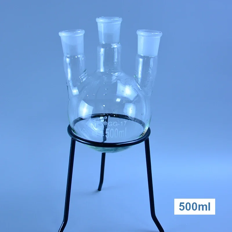 50/100/250/500/1000ml/2000ml 24/29 three-necked round-bottom flask,Flask round bottom with three necks Laboratory glass bottle