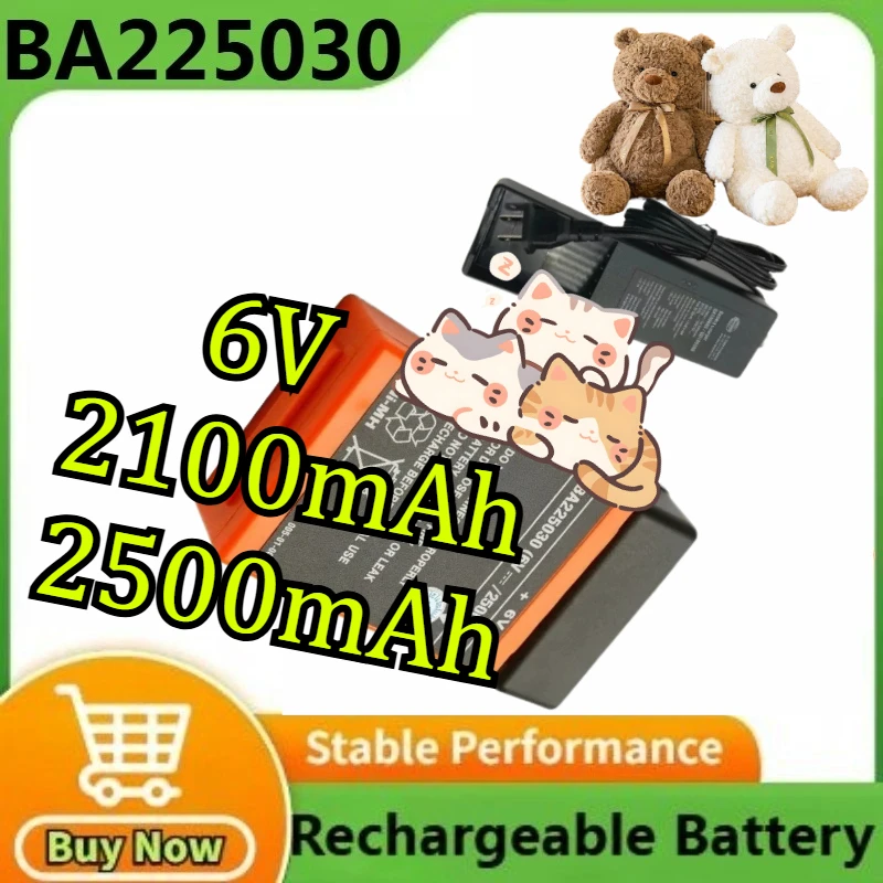 

1Pce/lot BA225030 Remote Control Lithium Battery Accessories 6V Accessories & Parts Consumer Electronics 2100mAh 2500mAh 3000mAh