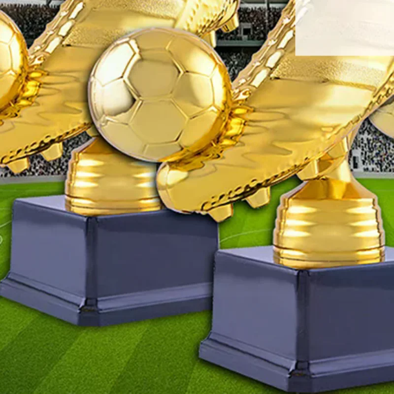 European Golden Shoe Football Soccer Award Trophy Best Shooter Shoe Boot Fans Souvenir Cup Gift Crafts