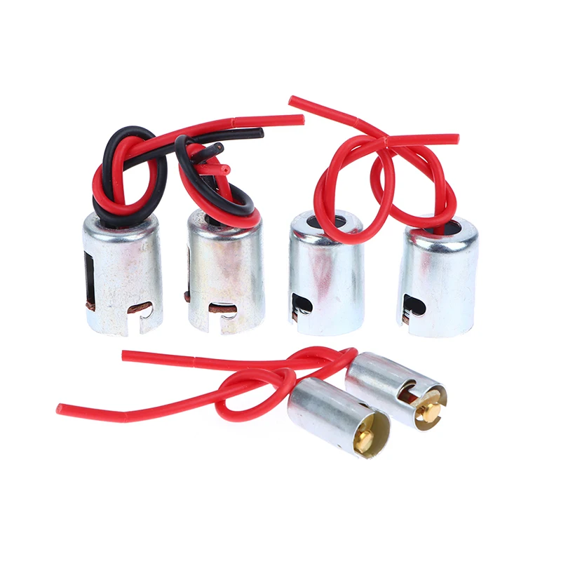 2Pcs BA15S BA15D BA9S T9 Car Brake Light Turn Signal Lamp Holder Bulb Socket Halogen Headlamp Pigtail Connector