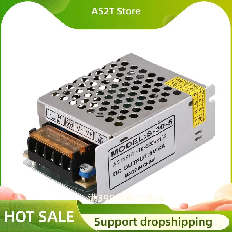 A52T 3X AC To DC 5V 6A Regulated Switching Power Supply Converter For LED Display