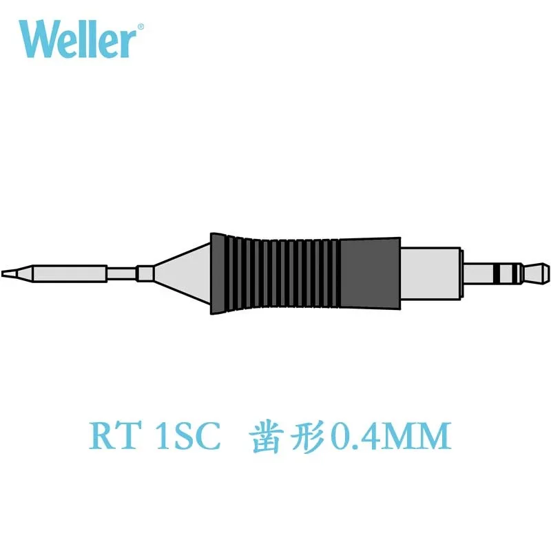 

Weller RT1SC 0.4mm Soldering Iron Tip For WMRP WXMP Soldering Handle WX1 WX2 Welding Station Replacement Tool Repair Accessories