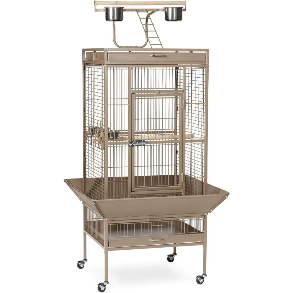 Pet Supplies Home Selection Bird Cage 24 inches long x 20 inches wide x 60 inches high Chocolate Color