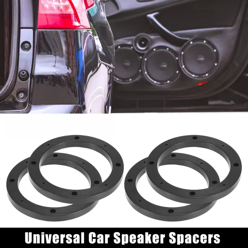 

1pc Car Audio Modification Horn Pad 4/5/6.5-Inch Horn Washer Plastic Horn Pad Speaker Adapter Vehicle Modification Accessories