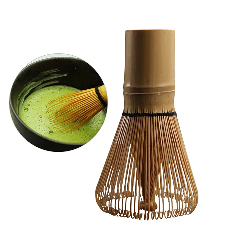 

Japanese Ceremony Bamboo 80 Matcha Powder Whisk Green Tea Chasen Brush Tools