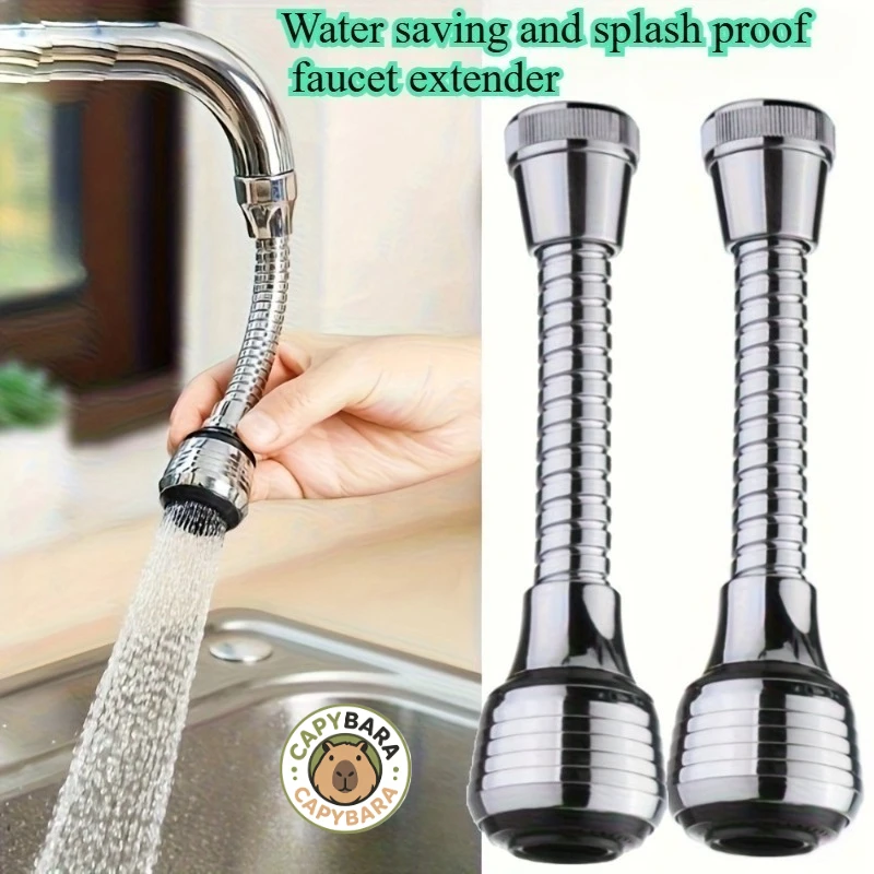 6/3 Piece Set of Faucet Extenders, Water-Saving Anti-Splash Aerators, Rotating Sink Replacements, Offering Gentle Shower and Powerful Spray, Water-Saving and Anti-Overflow Design Suitable for Kitchen and Bathroom Sinks, No Tools Required for Installation, Compact Showerhead, High-Quality Water Output, Rust-Resistant Materials, Sink Nozzle, Ideal Choice for Halloween, Christmas, and Birthday Gifts