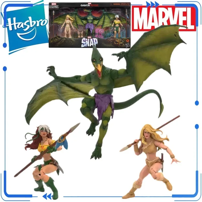 Genuine Hasbro Marvel Legends Gamerverse Savage Land 3-Pack Sauron Rogue Shanna The She-Devil 6 Inch Action Figure in Stock