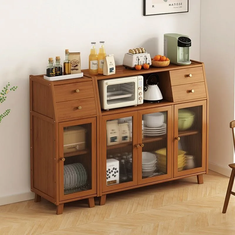 side-cabinet-wall-floor-shelf-multifunctional-household-microwave-cabinet-tea-coffee-storage-wine-cabinet-customizable