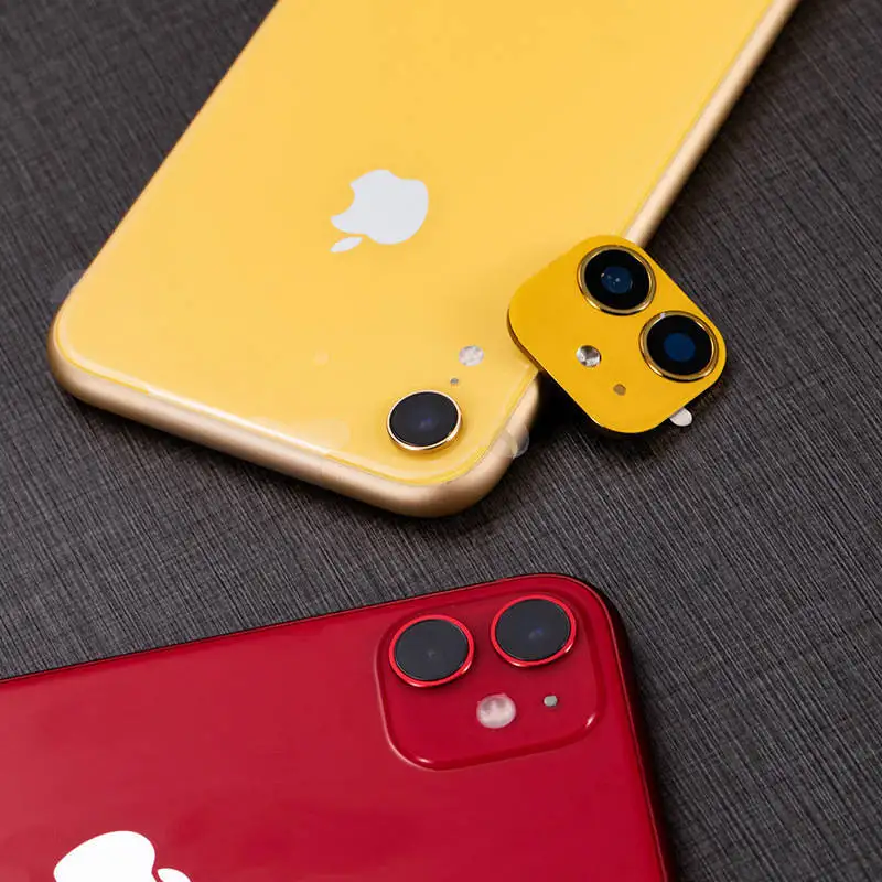 Fake Camera Lens Sticker Cover Screen Protector for iPhone XR Change to iPhone 11 Seconds Change XR to 11