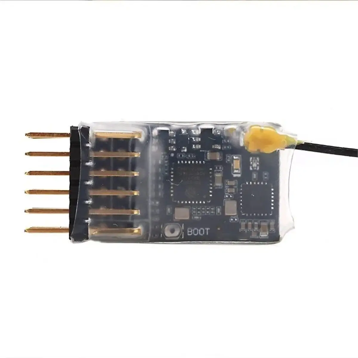 ABGN 4-10V ELRS 2.4G PWM 5-Channel Receiving Machine for Fixed Wing Vehicle and Vessel Model RC Voltage Feedback FPV