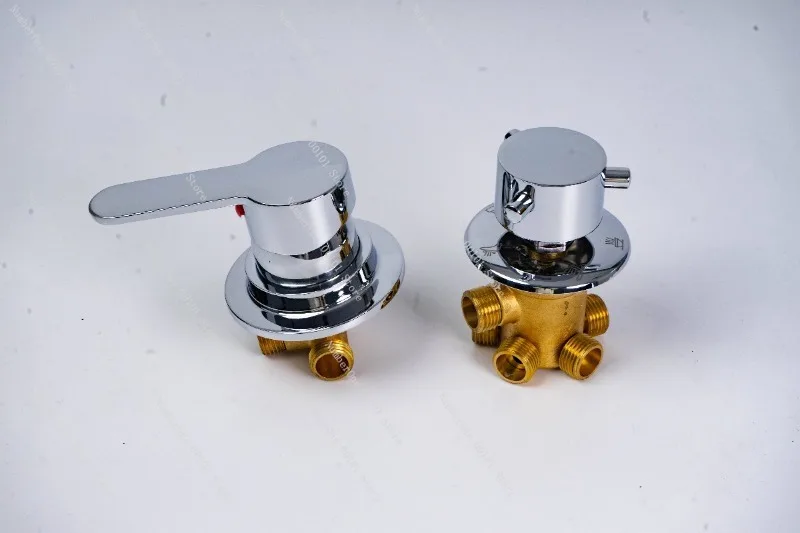 Durable brass bathtub shower mixer faucet with stable water temperature control and corrosion-resistant finish,suitable
