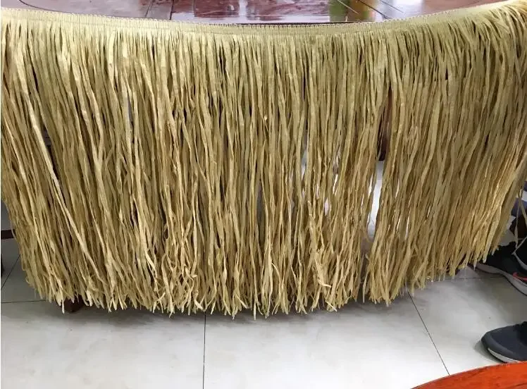 Hawaiiaanse dans strorok Hula 80cm lang borstelig papier damespodium