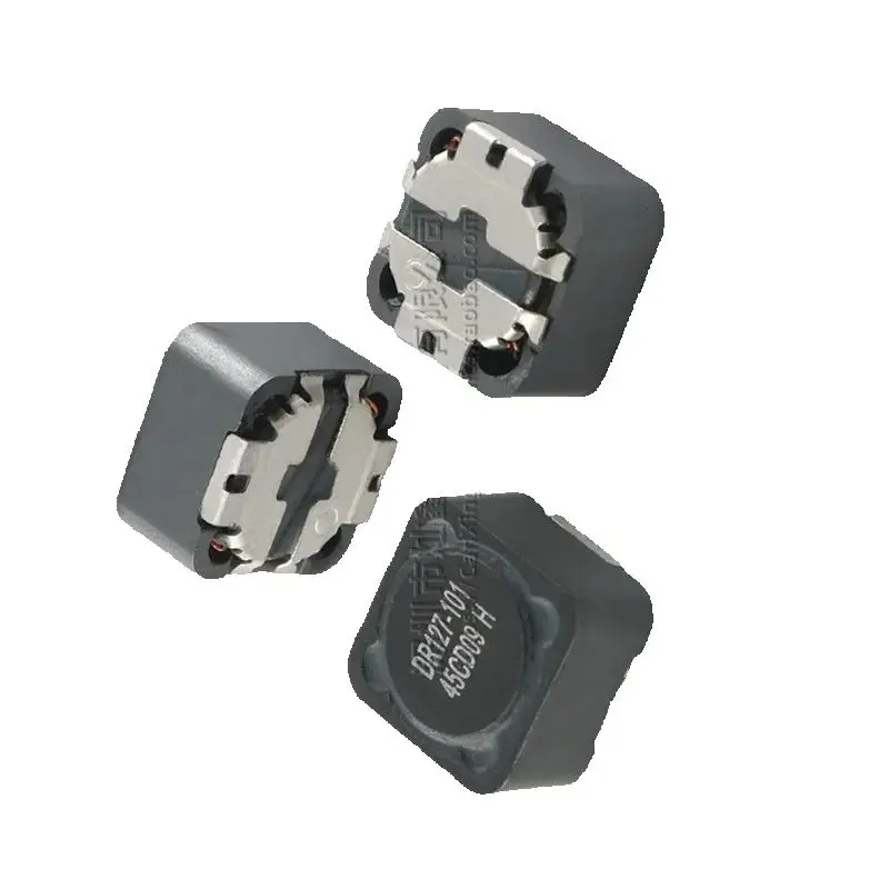 10PCS/ DR127-101-R imported patch integrated molding 100UH 3.64A power shielding inductor 12*12MM