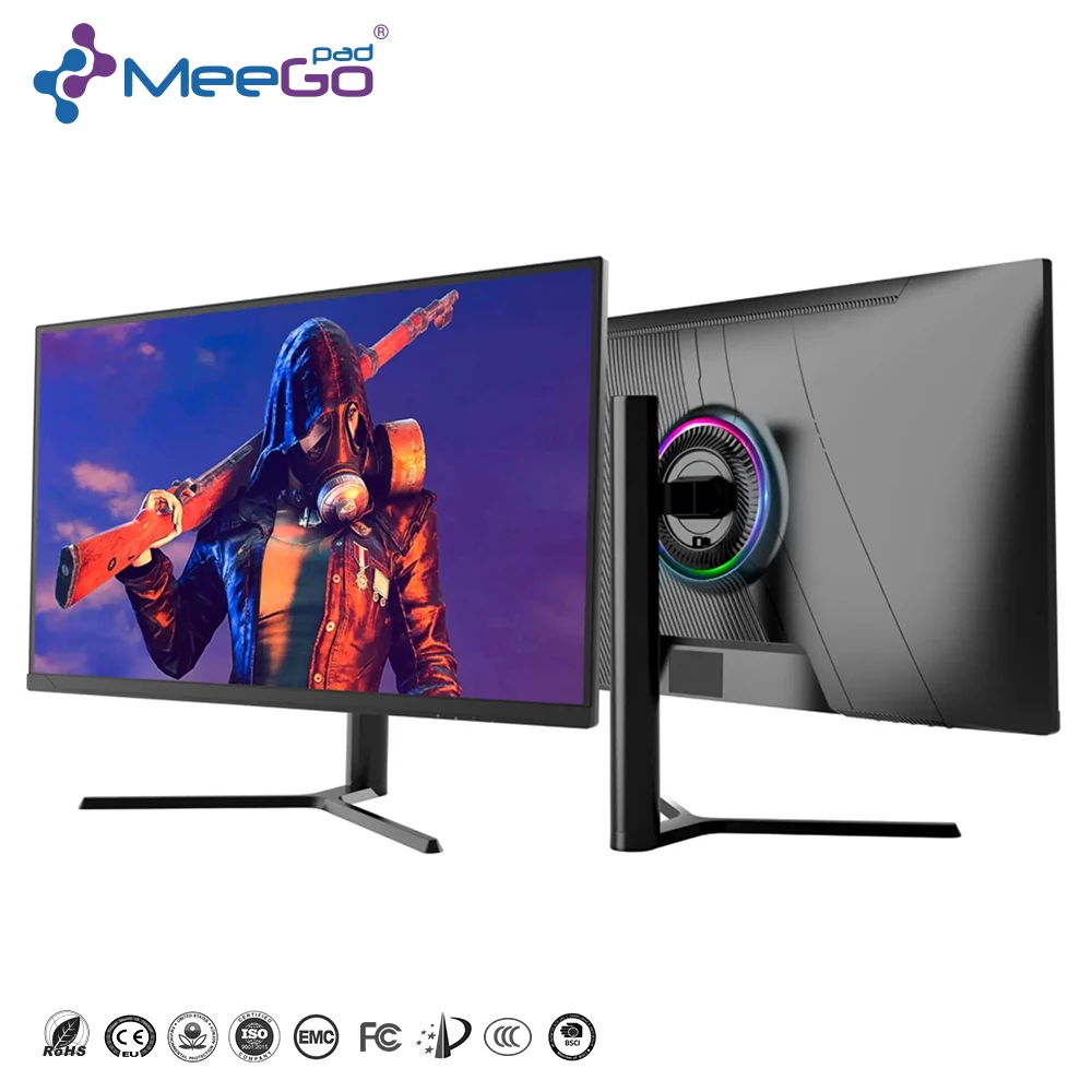 Factory Direct 21.5 Inch IPS Borderless 1K 2k 4k LCD Monitor 100/300/500 Megapixel Camera Speaker Lifting Office Home Desktop