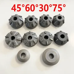 45/60/30/75 Degree Carbide Valve Reamer Valve Seat Cutter Grinding Wheel for Motorcycle Car Engine Valve Seat Repair Reamer Head