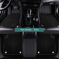 double layer Custom Car Floor Mats For BMW 6er Convertible F12 GranCoupe F06 Coupe F13 Auto Carpets Foot leather floor liners
