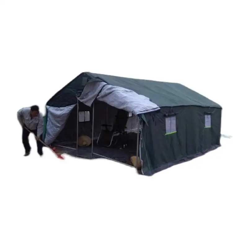 Outdoor construction site, residential thickened rainproof field disaster relief canopy, cold protection and warmth,