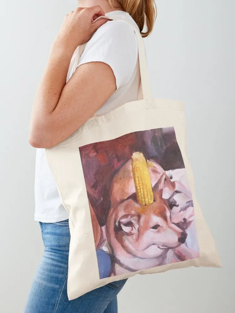 

corn dog Tote Bag Shopper handbag canvas tote eco pack shopper bag women canvas
