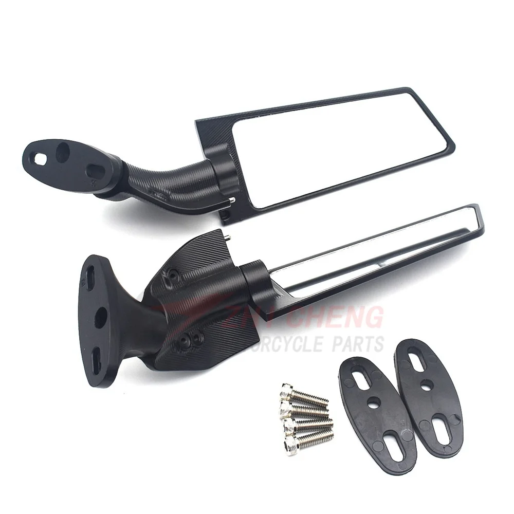Motorcycle Mirror Modified Wind Wing Adjustable Rotating Rearview Mirror For YAMAHA YZF R6 R1 R25 R3 R125 R15