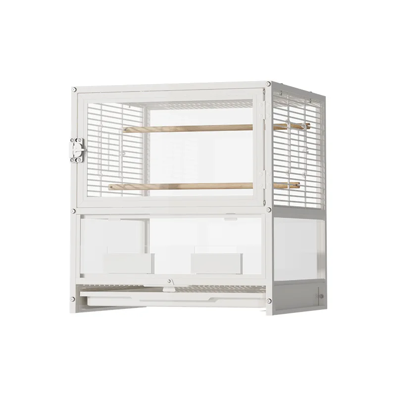 

Transparent, horizontal silk, vertical grid, bird cage, luxury, parrot, household