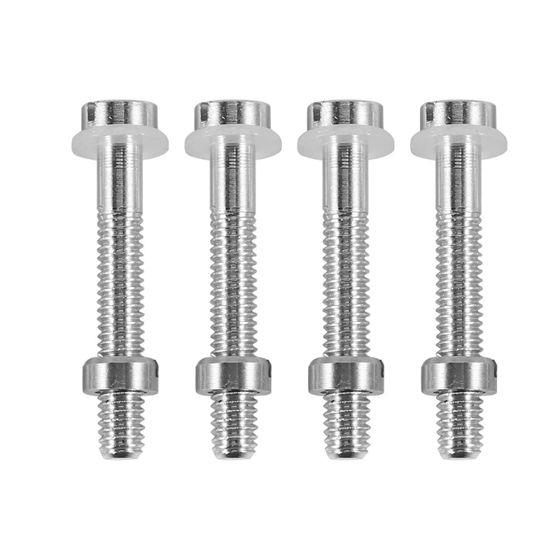 A72T 4 قطعة M2.5X18.5 مللي متر مسامير الفونوغراف القرص الدوار ، الأجهزة استبدال أغطية الرأس خرطوشة القلم تصاعد الفينيل LP سجل اللعب