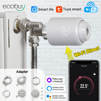 Tuya Wifi Thermostatic Radiator Valves Smart Thermostatic Radiator Head Programmable Temperature Controller Alexa Google Home