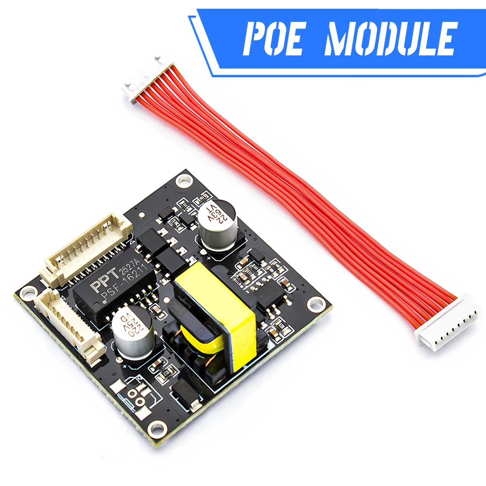 

POE Module PCB Board For Security Protection Webcam Network IP Camera Power Supply IEEE80244-57V To 12V With RJ45 Network Cable