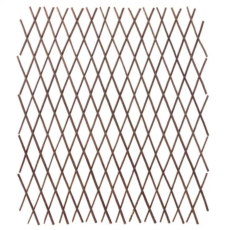 Wooden Fence Durable Retractable Plant Climbing Frame Trellis Decoration Stand Wall Fence Panel Plant Climb Trellis For Garden