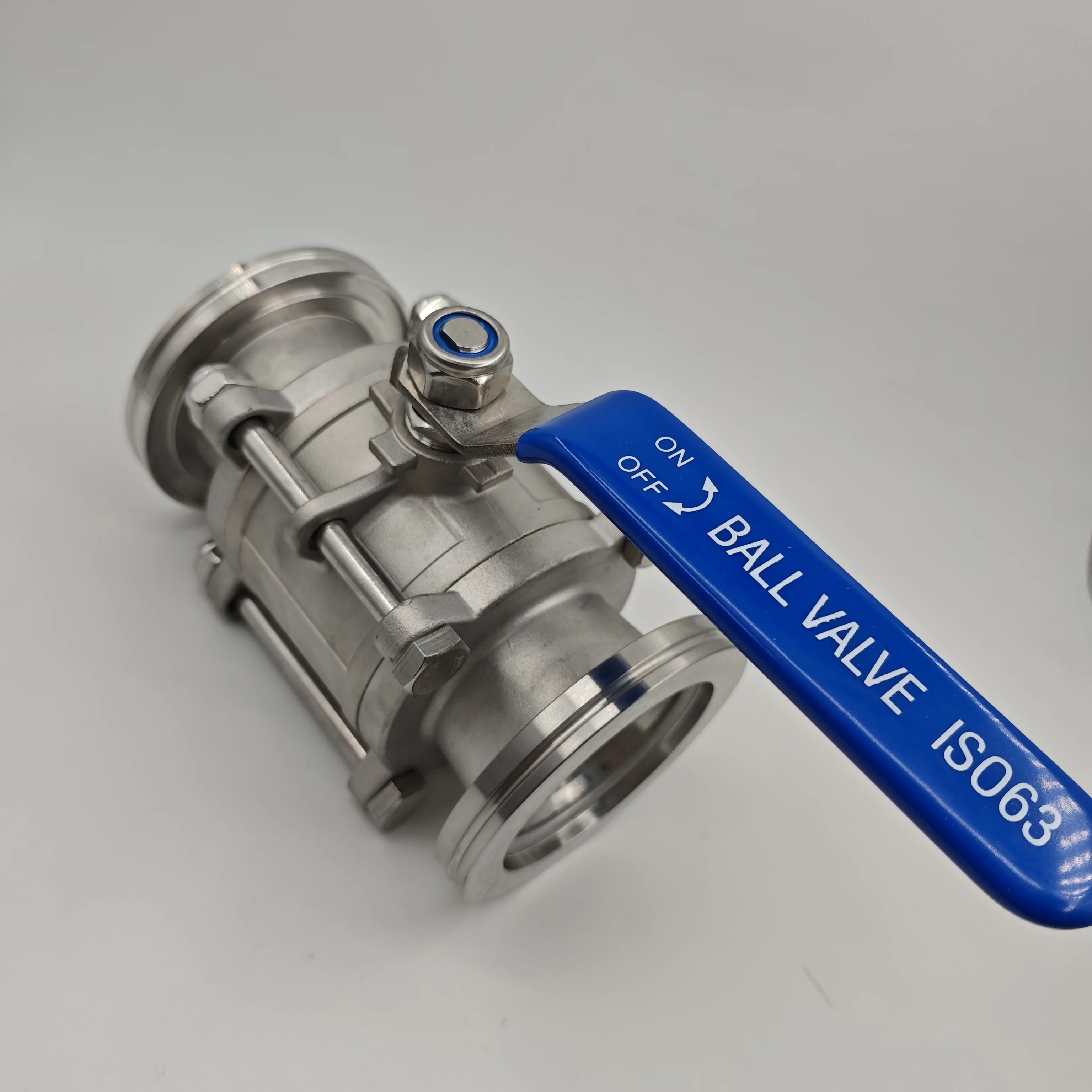 Válvula de esfera de vácuo alta ISO ISO63 ISO80 ISO100 Válvula de esfera de vácuo manual