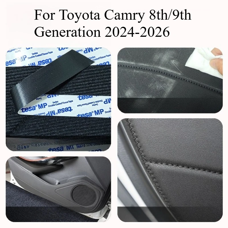 Für Toyota Camry 8./9. Generation 2024-2026 Türschweller-Schutzpolster Türverkleidungsschutz Auto-Innenausstattung Zubehör Schutz